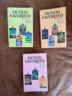 Set of 3 Fiction Favorites Novels Books Paperbacks